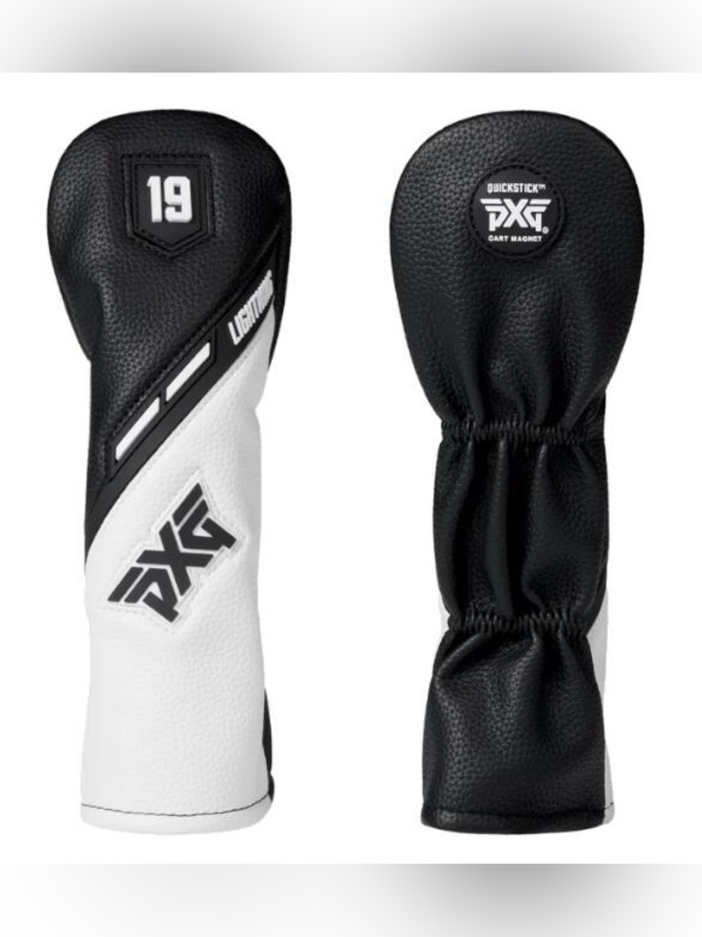 PXG Lightning Hybrid Headcover Number 34 with a built-in QuickStick™ Cart Magnet